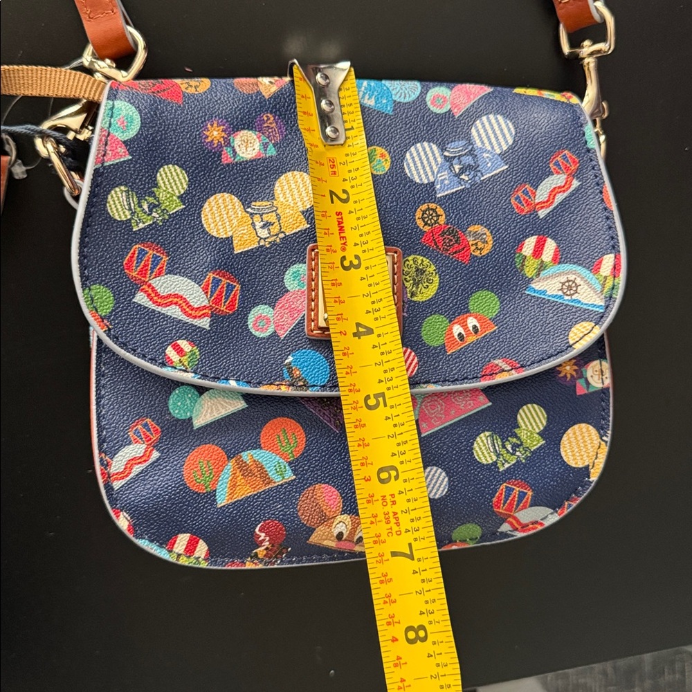 Dooney and Bourke Disney Hats Crossbody Purse NWT Blue - Picture 6 of 7
